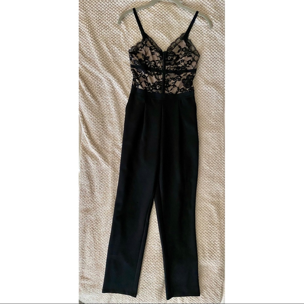 Black Lace Jumpsuit